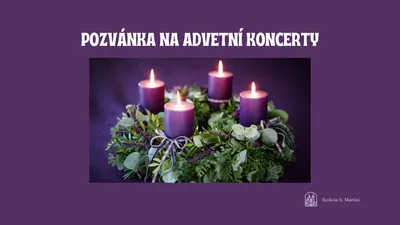 Pozvánka na adventní koncerty